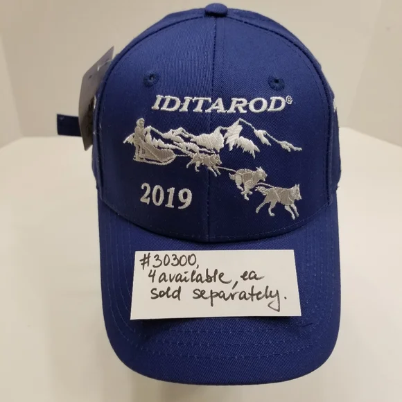 NWT Embroidered Iditarod Sponsor 2019 Baseball Trucker Adjustable Blue